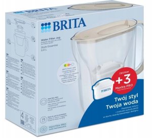 Dzbanek filtrujący Brita Dzbanek filtrujący Brita Style Essential 2,4L 3 wkłady Piaskowy 6