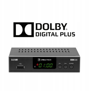 Tuner TV Cabletech Tuner DVB-T2 H.265 HEVC Cabletech 8