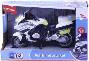 RM Motors Impulse Toys Motor 112 - Police motorcycle w. light & sound (18 cm) (I-1600007) 2