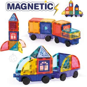 Ludi LUDI magnetinis konstruktorius su ratais – 61 dalis, vaikams 3–10 6