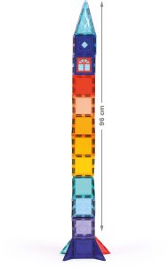 Ludi LUDI magnetinis konstruktorius vaikams, 100 dalių 2D/3D XXL 6