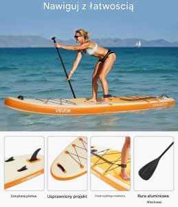 Halo-Fit Deska SUP pompowana 353x89x15cm z akcesoriami dla dorosłych 4