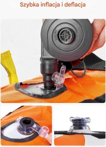 Z.P.H. Moto-Mer Koło do holowania za motorówkę 1-3 os 230kg 16 uchwytów 3