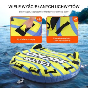 Z.P.H. Moto-Mer Koło do holowania za motorówkę 1-3 os 230kg z płetwami 4