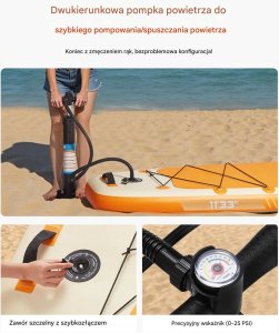 Halo-Fit Deska SUP pompowana 335x84x15cm z akcesoriami all in 5