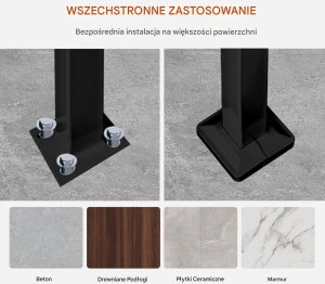 Cavatorta Poręcz schodowa zewnętrzna metalowa regulowana 1-5 stopni 6