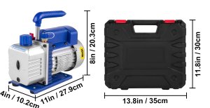Vevor Pompa próżniowa klimatyzacji 4CFM 233L/min 1/3HP HVAC 2