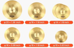 Paiste Talerze perkusyjne zestaw 10 14 16 18 20 cali 6 szt do perkusji 2