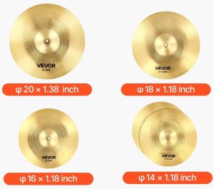 Paiste Talerze perkusyjne zestaw 14 16 18 20 cali 4 szt do perkusji 2