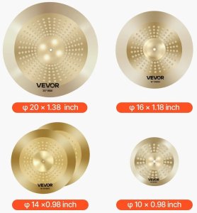 Paiste Talerze perkusyjne zestaw 10 14 16 20 cali 4 szt tekstura młotkowana 2