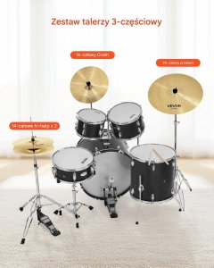 Paiste Talerze perkusyjne zestaw 14 16 20 cali 4 szt talerzy do perkusji 5