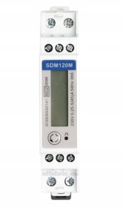 Licznik energii jednofazowy z Modbus dwukierunkowy VCX SDM120M (MID) 2