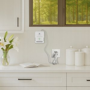 Qoltec Czujnik wycieku gazu Propan-Butan | detektor LPG | alarm 85dB |  LED 8