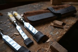 Kirschen Kirschen Chisel Set in Leather Case, 12-pc. 2