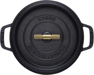 STAUB Staub La Cocotte Buster & Punch 24 cm round, black, cast iron 2