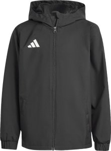 Adidas Kurtka dla dzieci Entrada 26 All Weather czarna JZ9104 128cm 2