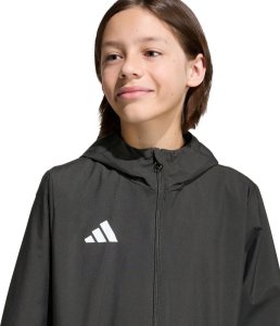 Adidas Kurtka dla dzieci Entrada 26 All Weather czarna JZ9104 128cm 6