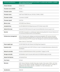 Serwer HP HPE PL DL380g12 6515P (2.4/16C) 2x32G (P69727) 2x480G MR408i-o 8SFF 2x1000W 2p10G-T NBD333 Smart Choice 2