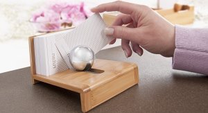 Wedo Wedo 61 1407 stojak na wizytówki Bambusowy Drewno 2