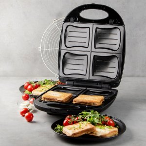 Opiekacz Domo DOMO DO9295C – opiekacz do kanapek / gofrownica 11