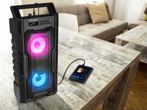 Głośnik Sven SVEN PS-435 głośnik bezprzewodowy bluetooth, przenośny, mobilny radio FM 12