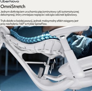 Krzesło biurowe LiberNovo Omni Dynamic Szare 12