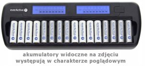 Ładowarka EverActive Ładowarka do 16 akumulatorków AA / AAA everActive NC-1600 2