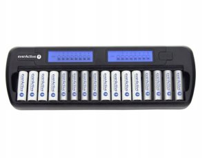 Ładowarka EverActive Ładowarka do 16 akumulatorków AA / AAA everActive NC-1600 7