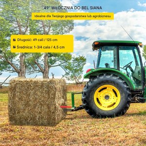 Trixie Widły do bel siana 125 cm 1360 kg szybki montaż do ładowacza 3