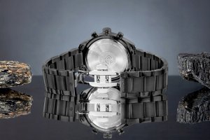 Zegarek Giewont Zegarek Męski Giewont Chronograph Sapphire Czarny GW9580-B2 7