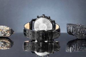 Zegarek Giewont Zegarek Męski Giewont Chronograph Sapphire Czarny GW6260-A3 7