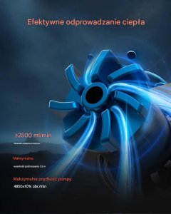 Chłodzenie wodne SilentiumPC Chłodzenie wodne CPU AIO 120mm LCD ARGB Intel AMD do PC gaming 3