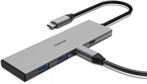 HUB USB Hama USB-C Hub 2x USB-C 2x USB-A 3.2 Gen 2 hub - adapter 00200147 (4047443542533) 4
