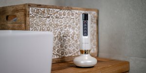 Masażer Humanas Elektryczna Bańka Chińska Masażer Antycellulitowy Rozgrzewający 3w1 SPA 8