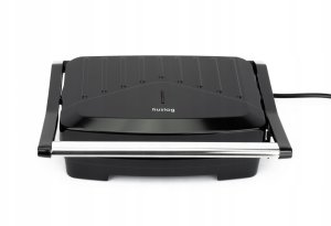GRILL ELEKTRYCZNY ROZKŁADANY OPIEKACZ PANINI TOSTER HUSLOG - 17134699434 4