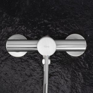 Bateria prysznicowa Rea Bateria prysznicowa REA Lungo Stripe Nikiel Szczotkowany 4