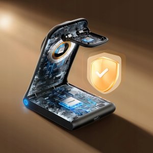 Ładowarka Joyroom JOYROOM ŁADOWARKA INDUKCYJNA MAGSAFE 3w1 DO TELEFONU SŁUCHAWEK ZEGARKA 8