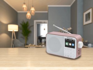 Radio Kenwood Radioodbiornik Radio przenośne Kenwood CR-M30DAB-R FM DAB+ Bluetooth Różowy 3