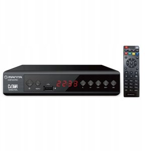 Tuner TV Manta TUNER DEKODER DVBT2 DVBT 2 TV NAZIEMNEJ PILOT FHD HEVC H.265 HDMI PVR USB 2