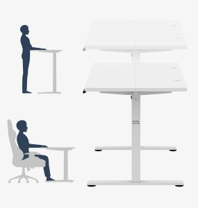 Biurko Mark Adler Leader 7.3 Białe 140 cm x 70 cm 14