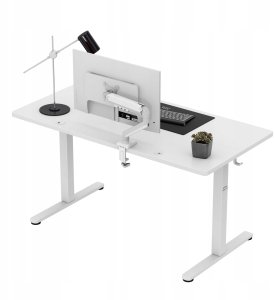 Biurko Mark Adler Leader 7.3 Białe 140 cm x 70 cm 5