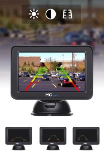 Mbg Line Bezprzewodowy Zestaw Cofania Parkowania Kamera WIFI HD Monitor Szeroki Kąt 4