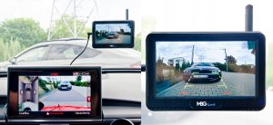 Mbg Line Bezprzewodowy Zestaw Cofania Parkowania Kamera WIFI HD Monitor Szeroki Kąt 7