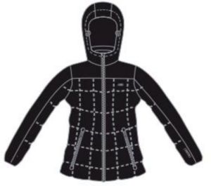 Brugi Kurtka narciarska damska 2AIW-500 Nero r. M 2