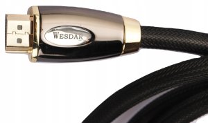 Mobilari Kabel HDMI 3m 4K Full HD Pozłacany Oplot M555051 2