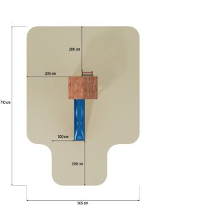 Plum Plac zabaw drewniany DUMO Ogródkowy Raj 1 ze zjeżdżalnią 220 cm dla dzieci 2