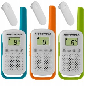 Telefon stacjonarny Motorola MOTOROLA KRÓTKOFALÓWKI TLKR T42 4 KM 3szt TRIPLE 10