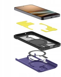 Spigen Etui Spigen Tough Armor MagSafe do       Samsung Galaxy S26 fioletowy 7