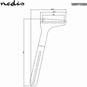 Nedis Nedis SBMT05BK zestaw montażowy Czarny 5