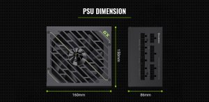 Zasilacz GameMax Gamemax | PSU | GX PRO 1250G | 1250W | Gold | Full Modular 2